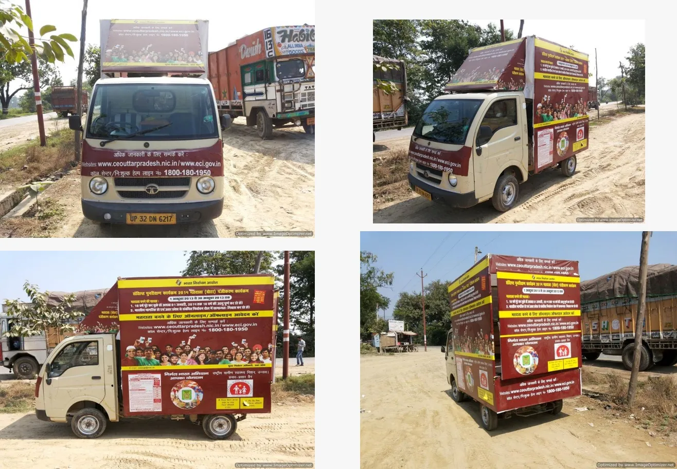 Mobile van activation for a mass-market FMCG