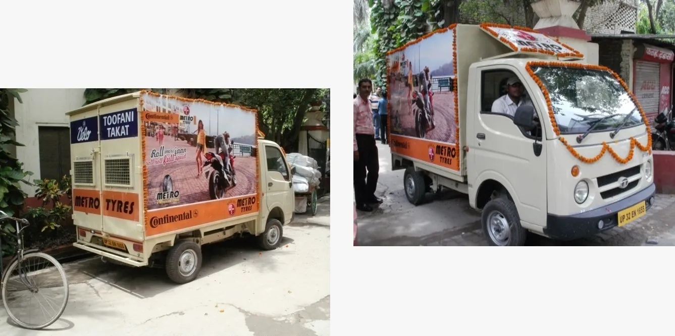 Multi-vehicle van fleet activation for a mass-market FMCG